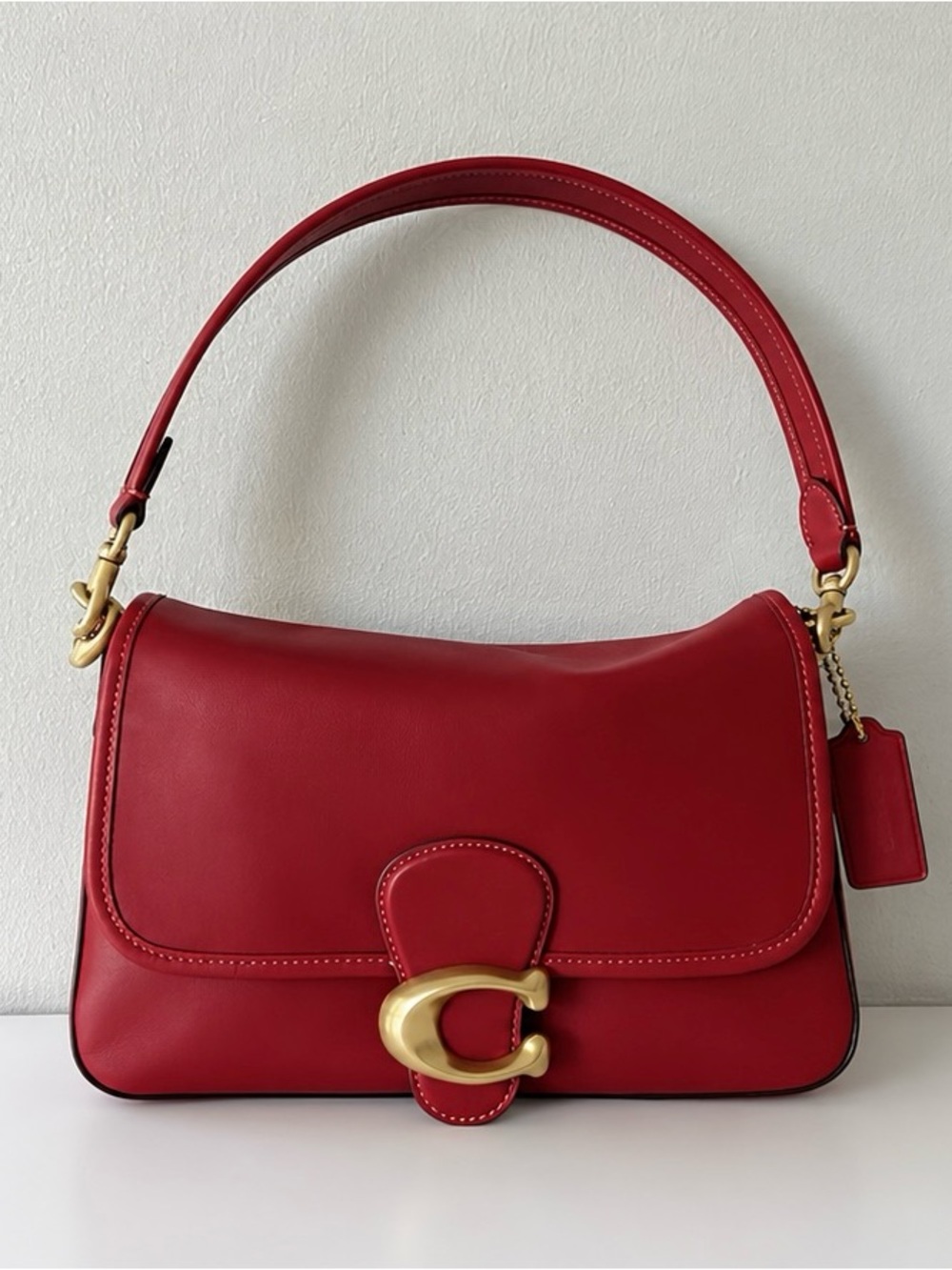 ISO~Coach Soft Tabby Bag in Brick Red